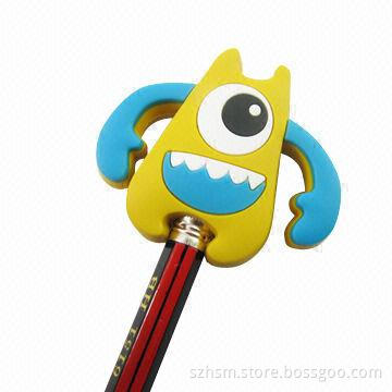 Cartoon Funny Studying Pencil Toppers